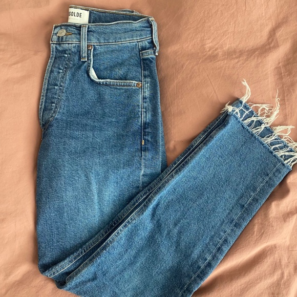 Agolde Riley High Rise Crop Jean - Picture 2 of 5